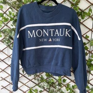 Abercrombie & Fitch Blue Crew Neck Sweater